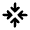 Arrow Point Center Fill Icon from Rounded Fill - Material Pro Free Set