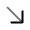 Arrow Right Down Icon from Solar Line Duotone Set