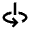 Arrow Rotate Vertical Axis Left Icon from Sharp Line - Material Pro Free Set