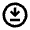 Arrow To Bottom Circle Icon from Outlined Line - Material Pro Free Set