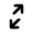 Arrow Transfer Diagonal 3 Fill Icon from Rounded Fill - Material Pro Free Set