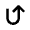Arrow Turn Up Right Fill Icon from Outlined Fill - Material Pro Free Set