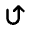 Arrow Turn Up Right Fill Icon from Rounded Fill - Material Pro Free Set