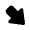 Big Arrow Diagonal Bottom Right Fill Icon from Rounded Fill - Material Pro Free Set