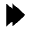 Chevron Double Right Fill Icon from Outlined Fill - Material Pro Free Set