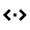 Chevron Horizontal Scroll Icon from Sharp Line - Material Pro Free Set