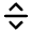 Chevron Move Vertical Icon from Rounded Line - Material Pro Free Set