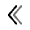 Double Alt Arrow Left Icon from Solar Line Duotone Set