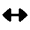 Expand Horizontal Triangle Arrow Fill Icon from Rounded Fill - Material Pro Free Set