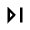 Last Page Alt Icon from Outlined Line - Material Pro Free Set