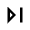 Last Page Alt Icon from Sharp Line - Material Pro Free Set