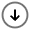 Round Arrow Down Icon from Solar Line Duotone Set