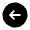 Round Arrow Left Icon from Solar Bold Set