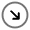 Round Arrow Right Down Icon from Solar Line Duotone Set