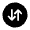 Round Sort Vertical Icon from Solar Bold Set