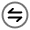 Round Transfer Horizontal Icon from Solar Line Duotone Set