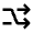 Shuffle Arrow Icon from Outlined Line - Material Pro Free Set
