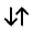 Sort Vertical Icon from Solar Linear Set