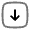 Square Arrow Down Icon from Solar Line Duotone Set