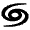 Astronomy Galaxy Icon from Nova Line Set
