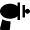 Astronomy Space Gun Icon from Nova Solid Set