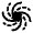 Black Hole Icon from Solar Bold Set