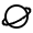Planet Icon from Solar Linear Set
