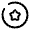 Star Circle Icon from Solar Broken Set