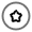 Star Circle Icon from Solar Line Duotone Set