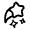 Star Fall Icon from Solar Linear Set