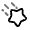 Star Fall Minimalistic Icon from Solar Line Duotone Set