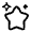 Stars Minimalistic Icon from Solar Linear Set