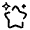 Stars Minimalistic Icon from Solar Broken Set