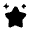 Stars Minimalistic Icon from Solar Bold Set