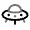 UFO Icon from Solar Line Duotone Set