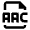 Audio File Aac Icon from Nova Line Set
