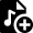 Audio File Add Icon from Nova Solid Set