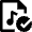 Audio File Check Icon from Nova Line Set