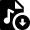 Audio File Download Icon from Nova Solid Set