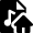 Audio File Home Icon from Nova Solid Set