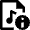 Audio File Information Icon from Nova Line Set