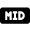 Audio File Mid 1 Icon from Nova Solid Set