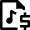 Audio File Money Fund Icon from Nova Line Set