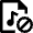 Audio File Restrict Icon from Nova Line Set