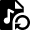 Audio File Return Icon from Nova Solid Set