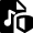 Audio File Security Shield Icon from Nova Solid Set