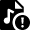 Audio File Warning Icon from Nova Solid Set