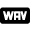 Audio File Wav 1 Icon from Nova Solid Set