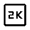 2k Icon from Outlined Line - Material Symbols Set