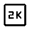 2k Icon from Rounded Line - Material Symbols Set